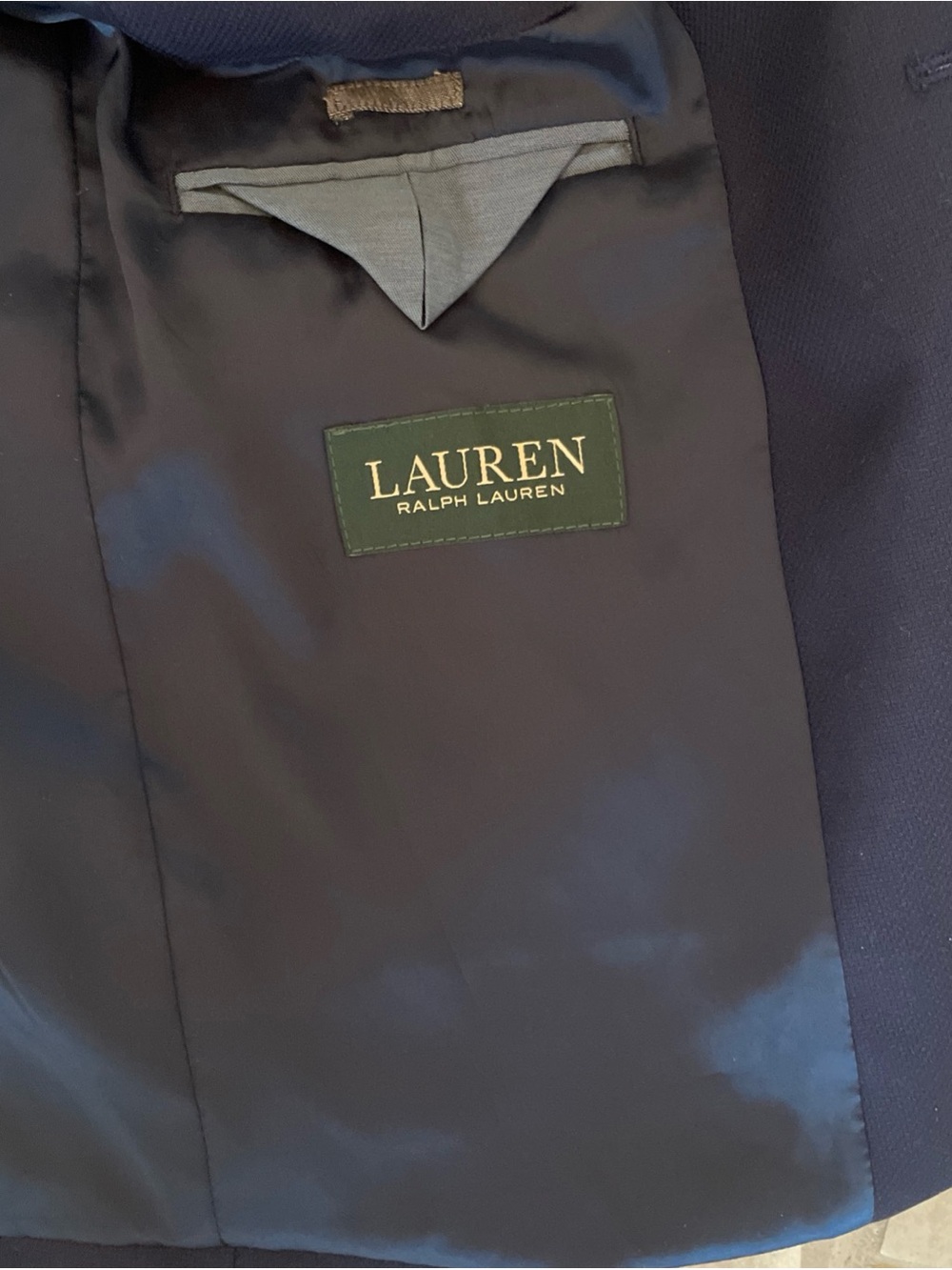 NWT Ralph Lauren Blazer 38R Navy Wool Blend 10 Pocket Old Money Heritage Preppy - Picture 3 of 15